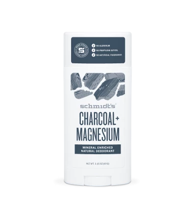 Natural Deodorant Charcoal Magnesium Schmidt's Naturals